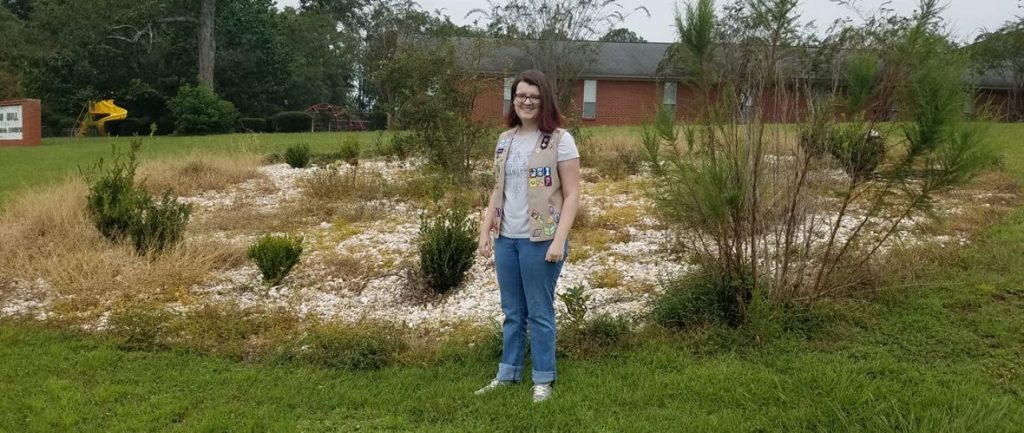 I want to turn this ugly spot into a pollinator&nbsp;garden