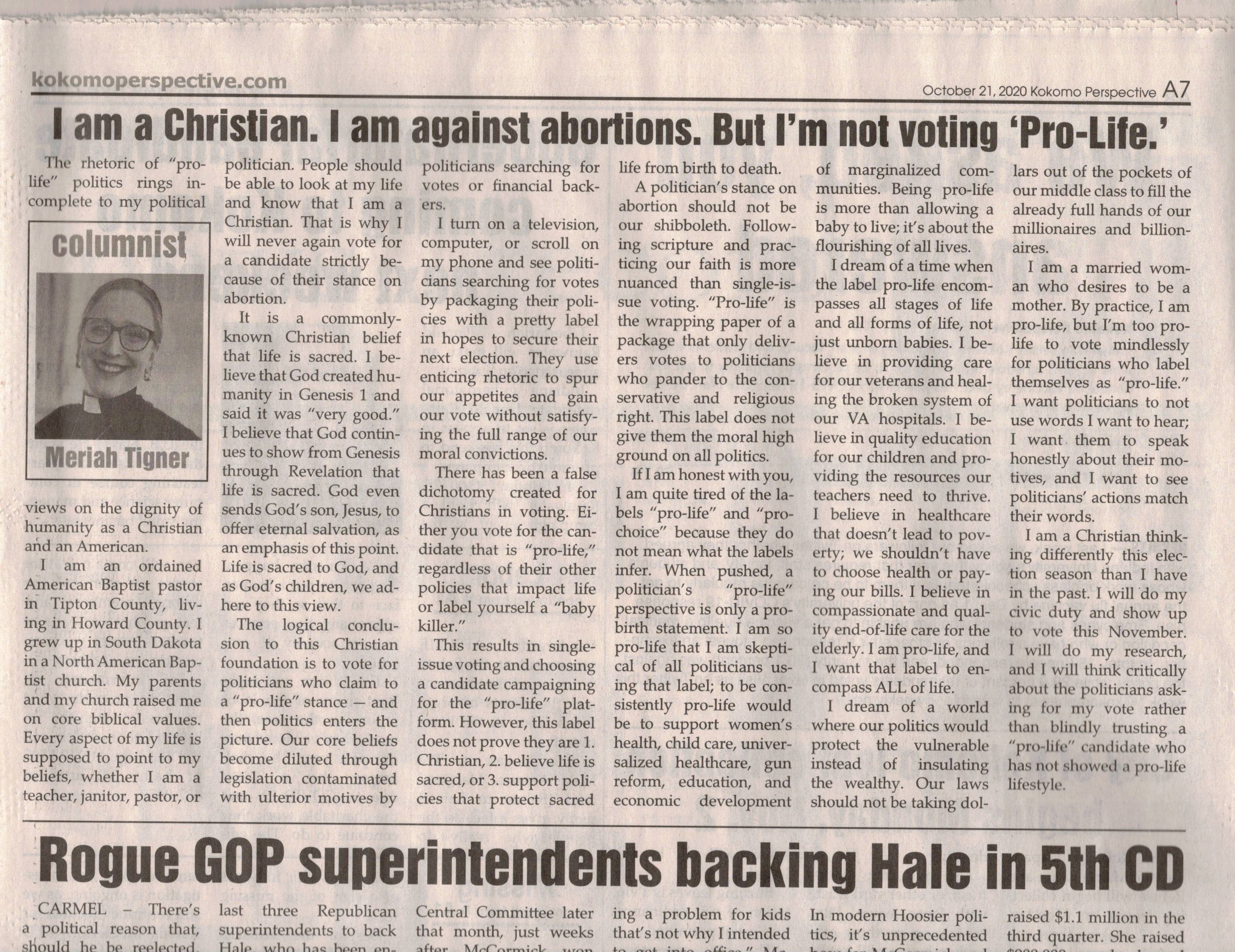 I want to wrestle with thoughts together rather than coming in claiming solutions