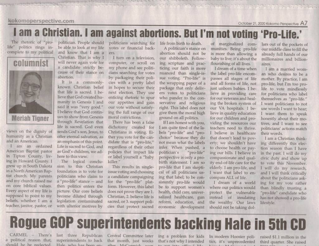 I want to wrestle with thoughts together rather than coming in claiming solutions