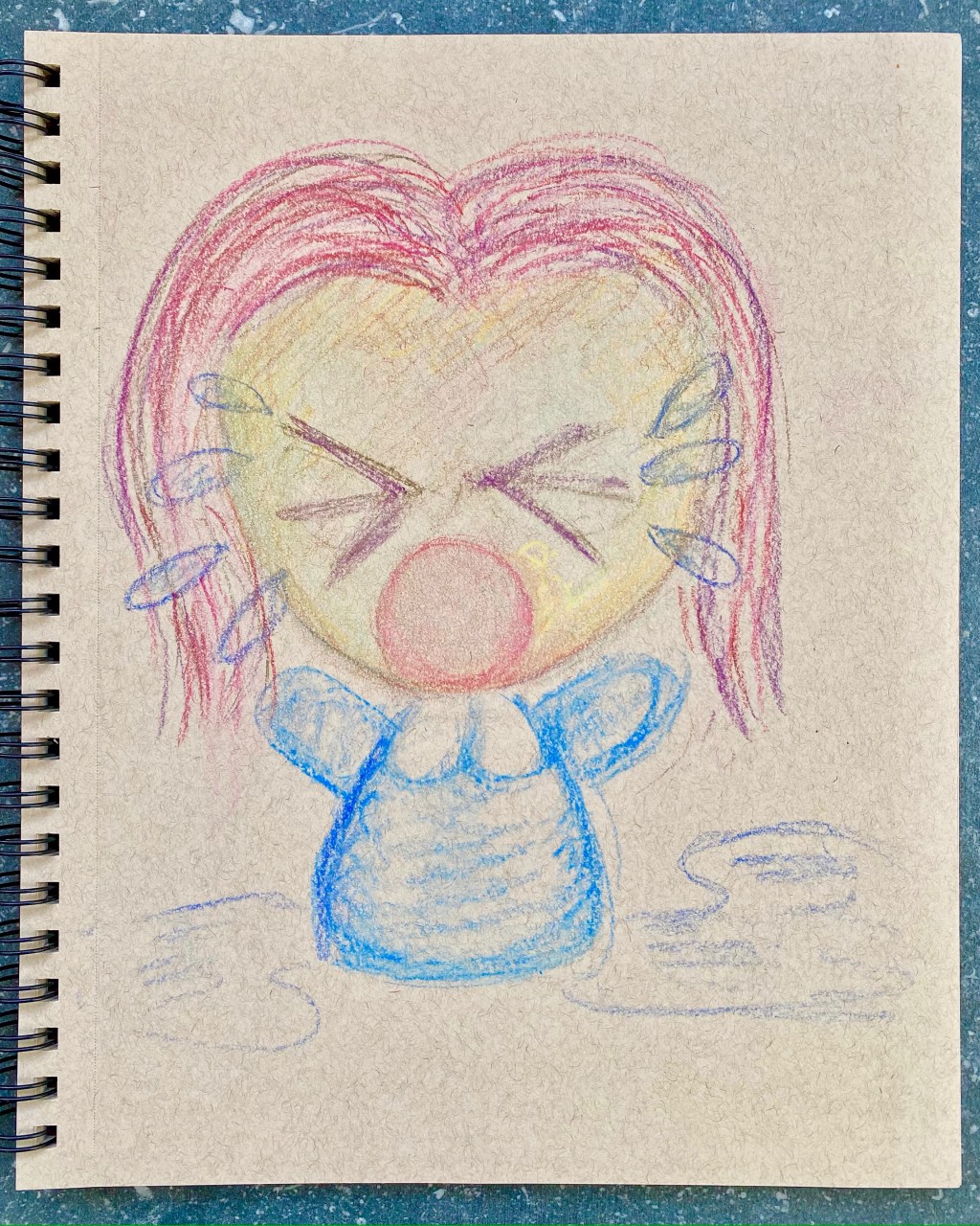 I wanted to cry and scream so on paper I had a good&nbsp;cry