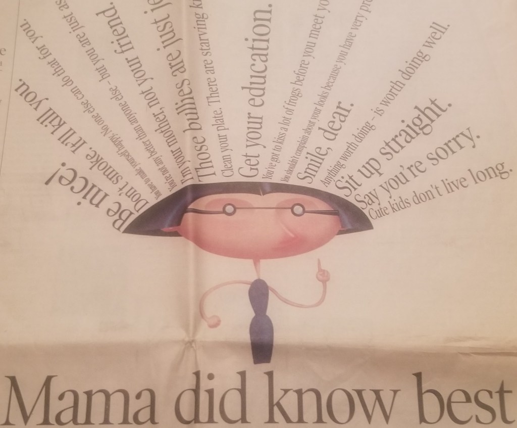 I don’t mind receiving unsolicited advice because I will hear it and then do what I&nbsp;want