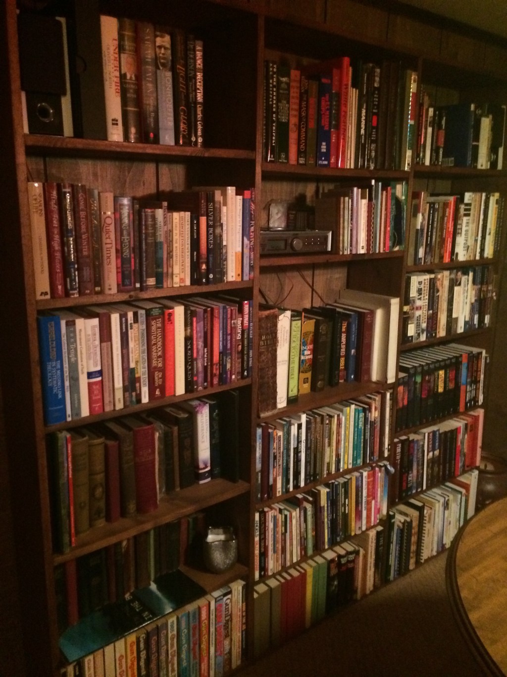 Since I am out of bookshelf space, that means I will need to part with a few since I continue to discover new books I want to read and keep on my shelf for at least&nbsp;awhile